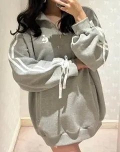 epine é sport line half zip sweat グレーのサムネイル