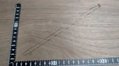 約44.5cm ピンクシルバー ベネチアンチェーン 925