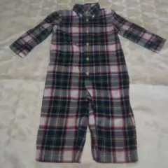 Ralph Lauren チェック柄ロンパース 9m