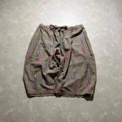 y2k South2 West8 checked wide shortsのサムネイル