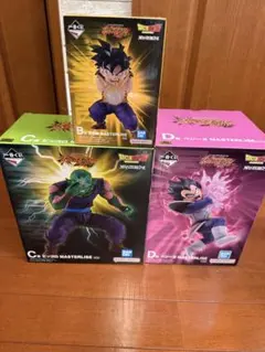一番くじ ドラゴンボール フィギュア C賞ピッコロ D賞ベジータ4体