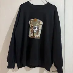 ブラック スウェット トレーナー イラスト