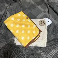 イエロー水玉模様おくるみ・ブランケット