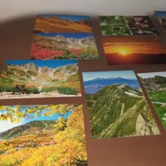 中央アルプス自然風景ポストカード18枚セット