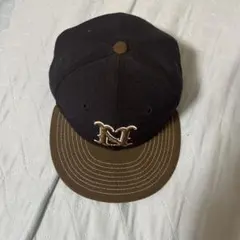 刺繍ロゴ ベースボールキャップ ネイビー