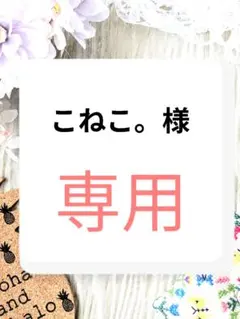 こねこ。様　専用ページ