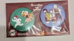 鬼滅の刃 ゆるパレット缶 バッジ 冨岡義勇、宇髄天元、胡蝶しのぶ 他