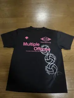 バレーボール用黒シャツ Multiple Offense