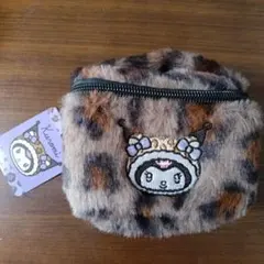 ミニミニバニティポーチ　ヒョウ柄 サンリオ クロミ