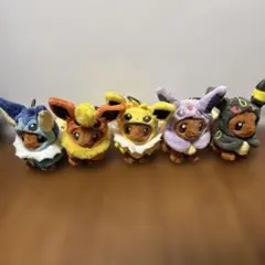 ポケモン イーブイ ポンチョ キーチェーン ぬいぐるみ キーホルダー