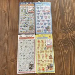 ズートピアミニ　スティッチ　プーさん　101ミニ　ボンボンドロップシール　正規品