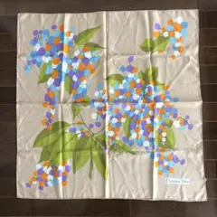 Christian Dior フランス製　シルクスカーフ　クリスチャンディオール