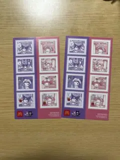 マクドナルド シール 2枚セット非売品　送料込み