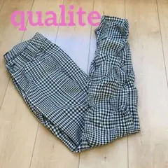 カリテ qualite くしゅくしゅパンツ(シャーリングパンツ)　【サイズ2】のサムネイル