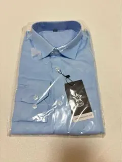 メンズ シャツ Yシャツ フォーマル オフィス 通勤用 フリーサイズ（M、L相当