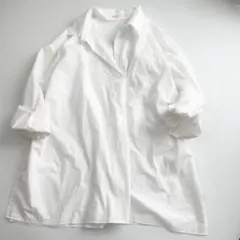 ＼最終値下げ／　Plage ドルマン　シャツ　ブラウス　ホワイト　体型カバー