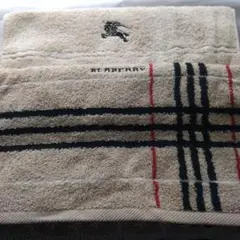 バーバリー　フェイスタオル 極美品 BURBERRY バーバリー フェイスタオル 2枚セット ベージュ
