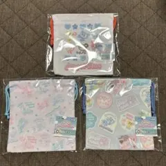 エニマイくじ　エンジェルブルー　D賞　巾着ポーチ