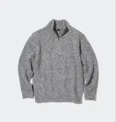 UNIQLO ユニクロ　スフレヤーンハーフジップセーター　XLサイズ