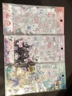 サンリオ キティ クリアキャンディシール ぷっくり ドロップシール シール帳