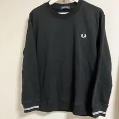 FRED PERRY ブラック トレーナー L