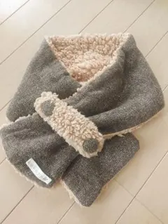 ハンドメイド　ナチュラル　モコモコ　マフラー　ネックウォーマー　used