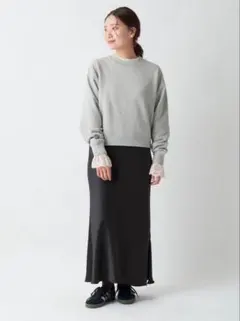 美品　IENA ダブルサテンスカート