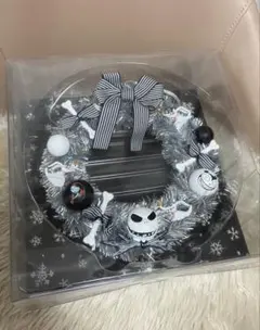 ティム・バートン ナイトメアー・ビフォア・クリスマス リース ライトアップ