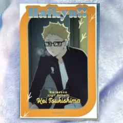 ハイキュー イオン 決戦前夜 クリアステッカー 月島蛍