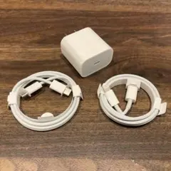 Apple純正 電源アダプタ&充電ケーブル
