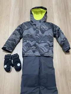 美品 Columbia 子供用スノーウェア XS （120cm） 手袋セット