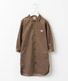 新品　DANTON キッズ　コーデュロイ　ワンピース　コート