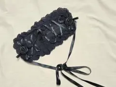 新品未使用・BODYLINE ヘッドドレス ブラックのサムネイル
