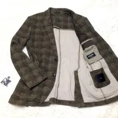 極美品　ジーステージ　テーラードジャケット　コーデュロイ　イタリア製生地　48