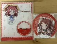 学マス　学園アイドルマスター　花海咲季　FAMくじ　缶バッジ　アクリルスタンド