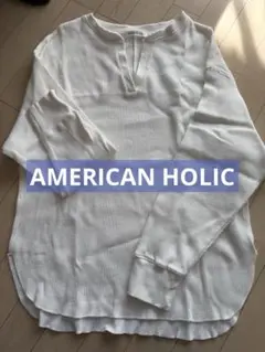 【AMERICANHOLIC】 ウィメンズ カットソー Mサイズ カジュアル