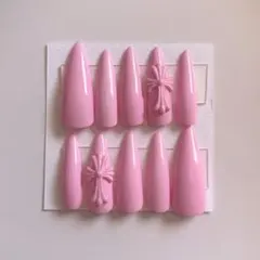 ネイルチップ クロムネイル 量産型 地雷系 Y2K ギャル