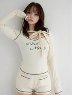 【新品未使用品】ANDMARY セットアップ ジップアップ＆パンツオーバーサイズセットアップ | C.Marin®