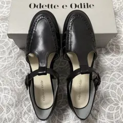 Odette e Odile新品 ボリュームソールTストラップ フラット25↓のサムネイル