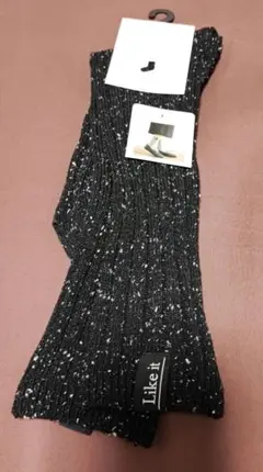 Like it タグつきソックス 23-25cm新品
