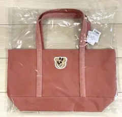 フェイラー　オールドテディ　LLトートバッグ　ピンク