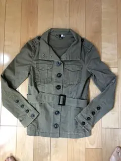 【美品】H&M DIVIDED カーキ ジャケット/コート