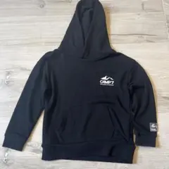 CAMP7 ブラックパーカー フード付き