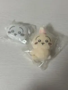 ちいかわ　うさぎ　マスコットミラーリボン　ぬいぐるみクリップ