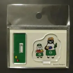 Suicaのペンギン　ミニアクリルスタンド　八百屋　JR