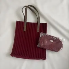 コメダ　ソファ柄　トートバッグ&ポーチ