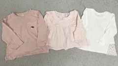 ベビー90cm長袖 トップス 3点セット