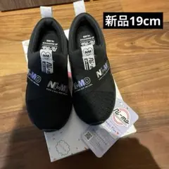 ムーンスター新品　子供靴Ni-Mo Cawaii Plus スニーカー19㎝黒