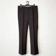 La STRADA ROMA/ストライプテーパードパンツ/ウール混/イタリア製