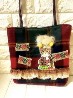 ハンドメイド　コヤンイサムチョン トートバッグ　癒し　300円スタート